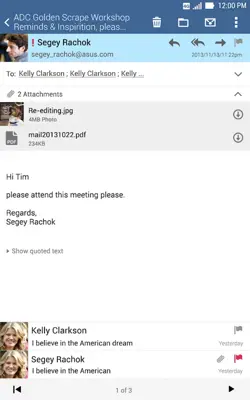 Email android App screenshot 1