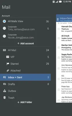 Email android App screenshot 2