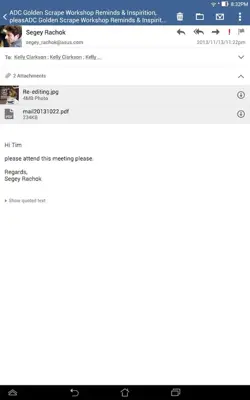 Email android App screenshot 4