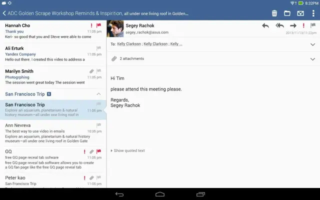 Email android App screenshot 6