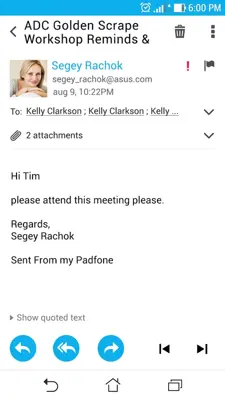 Email android App screenshot 7